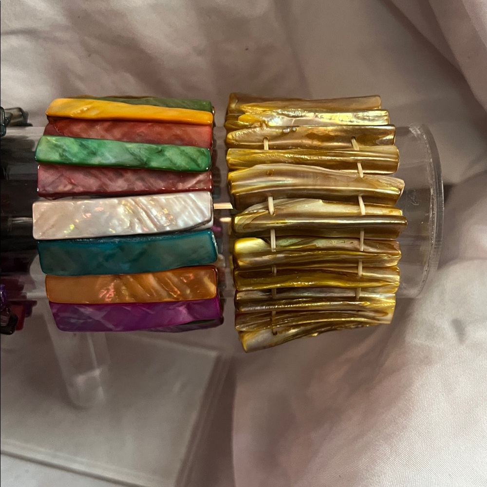 Colorful Abalone Shell Bracelets Four Beautiful B… - image 8